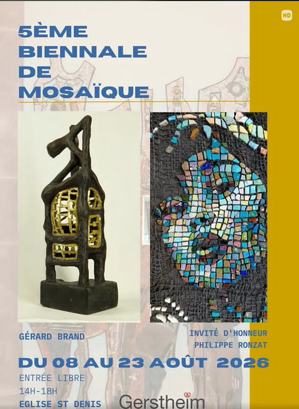 5ème biennale de mosaique de Gerstheim08/08/2026 au 23/08/2026