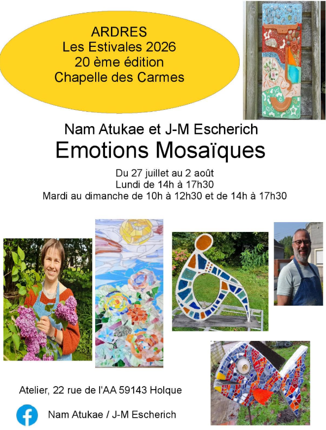 Emotions Mosaïques27/07/2026 au 02/08/2026