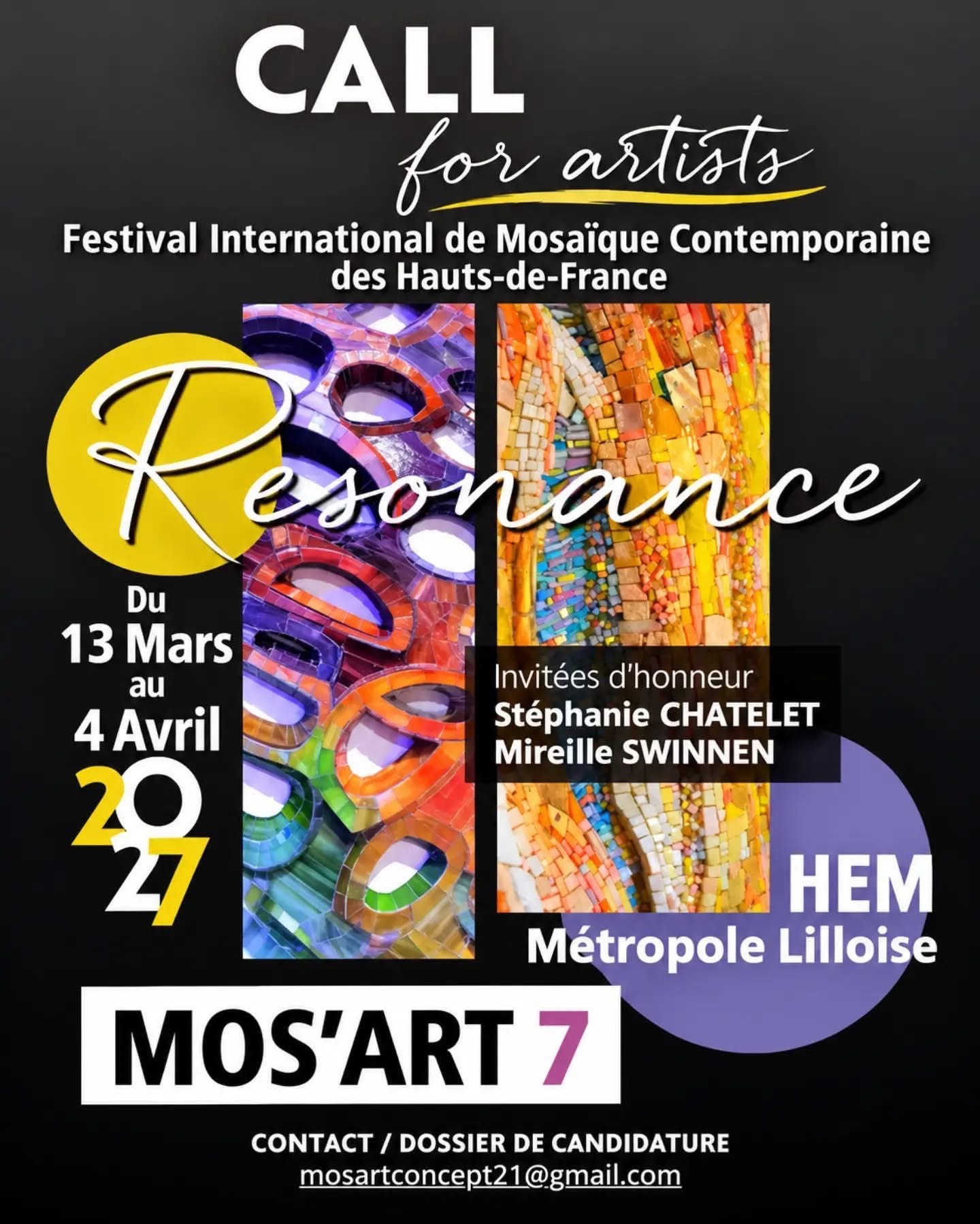 Festival international de mosaïque contemporaine (Hem – 59)13/03/2026 au 04/04/2026